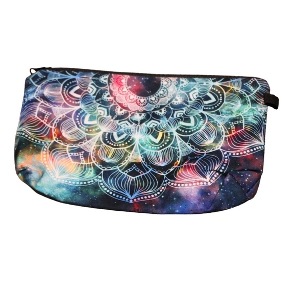 Mandala Galaxy Zip Pouch Makeup Bag - Picture 2 of 5